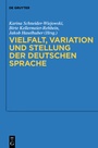 Bild: Vielfalt, Variation und Stellung der deutschen Sprache - De Gruyter