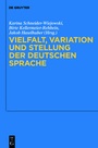 Bild: Vielfalt, Variation und Stellung der deutschen Sprache - De Gruyter