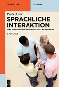 Cover: Sprachliche Interaktion - De Gruyter