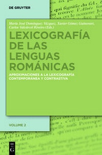 Abbildung von: Lexicografía de las lenguas románicas - De Gruyter Mouton