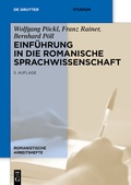 Cover: Einf&uuml;hrung in die romanische Sprachwissenschaft - De Gruyter