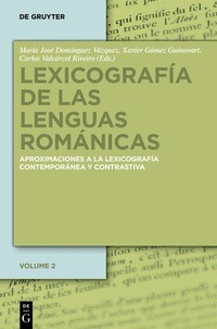 Abbildung von: Lexicografía de las lenguas románicas - De Gruyter