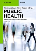 Cover: Public Health - De Gruyter