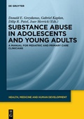 Cover: Substance Abuse in Adolescents and Young Adults - De Gruyter
