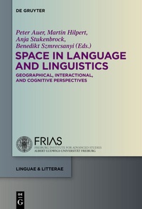 Abbildung von: Space in Language and Linguistics - De Gruyter