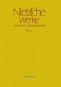 Cover: Friedrich Nietzsche: Werke. Abteilung 9: Der handschriftliche Nachlaß... / Arbeitshefte W II 8 und W II 9 - De Gruyter