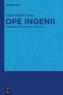Cover: Ope ingenii - De Gruyter