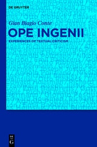 Enlarge image Cover: Ope ingenii - De Gruyter