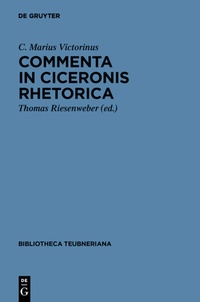 Abbildung von: Commenta in Ciceronis Rhetorica - De Gruyter
