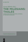 Cover: Thales - De Gruyter