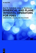 Cover: Spherical and Plane Integral Operators for PDEs - De Gruyter