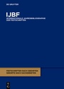 Cover: IJBF / 2014 - De Gruyter