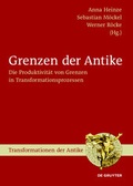 Cover: Grenzen der Antike - De Gruyter