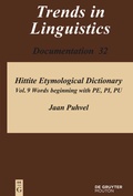 Cover: Words beginning with PE, PI, PU - De Gruyter Mouton