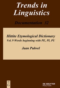 Abbildung von: Words beginning with PE, PI, PU - De Gruyter Mouton