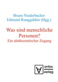 Cover: Was sind menschliche Personen? - De Gruyter