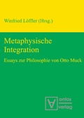 Cover: Metaphysische Integration - De Gruyter