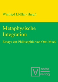 Abbildung von: Metaphysische Integration - De Gruyter