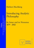 Cover: Introducing Analytic Philosophy - De Gruyter