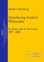 Cover: Introducing Analytic Philosophy - De Gruyter