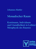 Cover: Monadischer Raum - De Gruyter