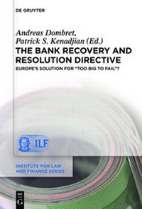 Abbildung von: The Bank Recovery and Resolution Directive - De Gruyter