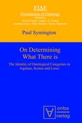 Cover: On Determining What There is - De Gruyter