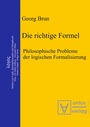 Cover: Die richtige Formel - De Gruyter