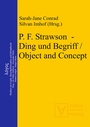 Cover: P. F. Strawson - Ding und Begriff / Object and Concept - De Gruyter