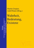 Abbildung von: Wahrheit, Bedeutung, Existenz - De Gruyter