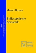 Cover: Philosophische Semantik - De Gruyter