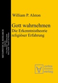 Cover: Gott wahrnehmen - De Gruyter