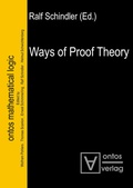 Cover: Ways of Proof Theory - De Gruyter