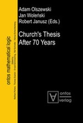 Cover: Church's Thesis After 70 Years - De Gruyter