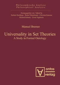 Enlarge image Cover: Universality in Set Theories - De Gruyter