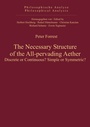 Cover: The Necessary Structure of the All-pervading Aether - De Gruyter