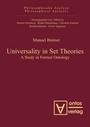 Cover: Universality in Set Theories - De Gruyter
