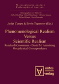 Cover: Phenomenological Realism Versus Scientific Realism - De Gruyter