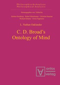 Cover: C. D. Broad's Ontology of Mind - De Gruyter