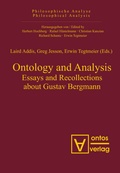 Cover: Ontology and Analysis - De Gruyter