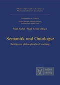 Cover: Semantik und Ontologie - De Gruyter