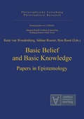 Cover: Basic Belief and Basic Knowledge - De Gruyter