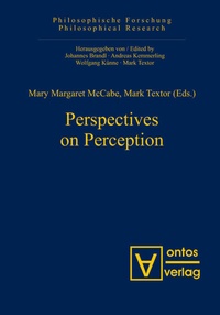 Enlarge image Cover: Perspectives on Perception - De Gruyter