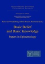 Cover: Basic Belief and Basic Knowledge - De Gruyter