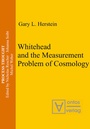 Cover: Whitehead and the Measurement Problem of Cosmology - De Gruyter