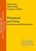 Cover: Whitehead and China - De Gruyter