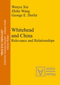 Cover: Whitehead and China - De Gruyter