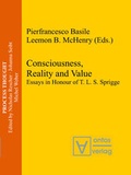 Cover: Consciousness, Reality and Value - De Gruyter