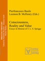 Cover: Consciousness, Reality and Value - De Gruyter