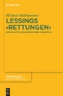 Cover: Lessings 'Rettungen' - De Gruyter